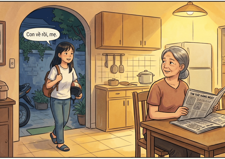 BÊN KIA CÁNH CỬA LÀ ĐƯỜNG DÀI