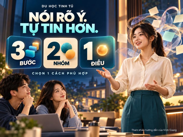 NÓI RÕ Ý, TỰ TIN HƠN VỚI KHUNG 3–2–1